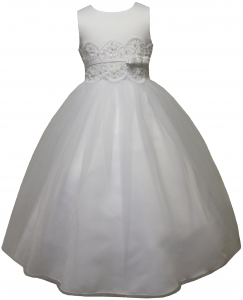 GIRLS FLOWER DRESSES (1242413) WHITE